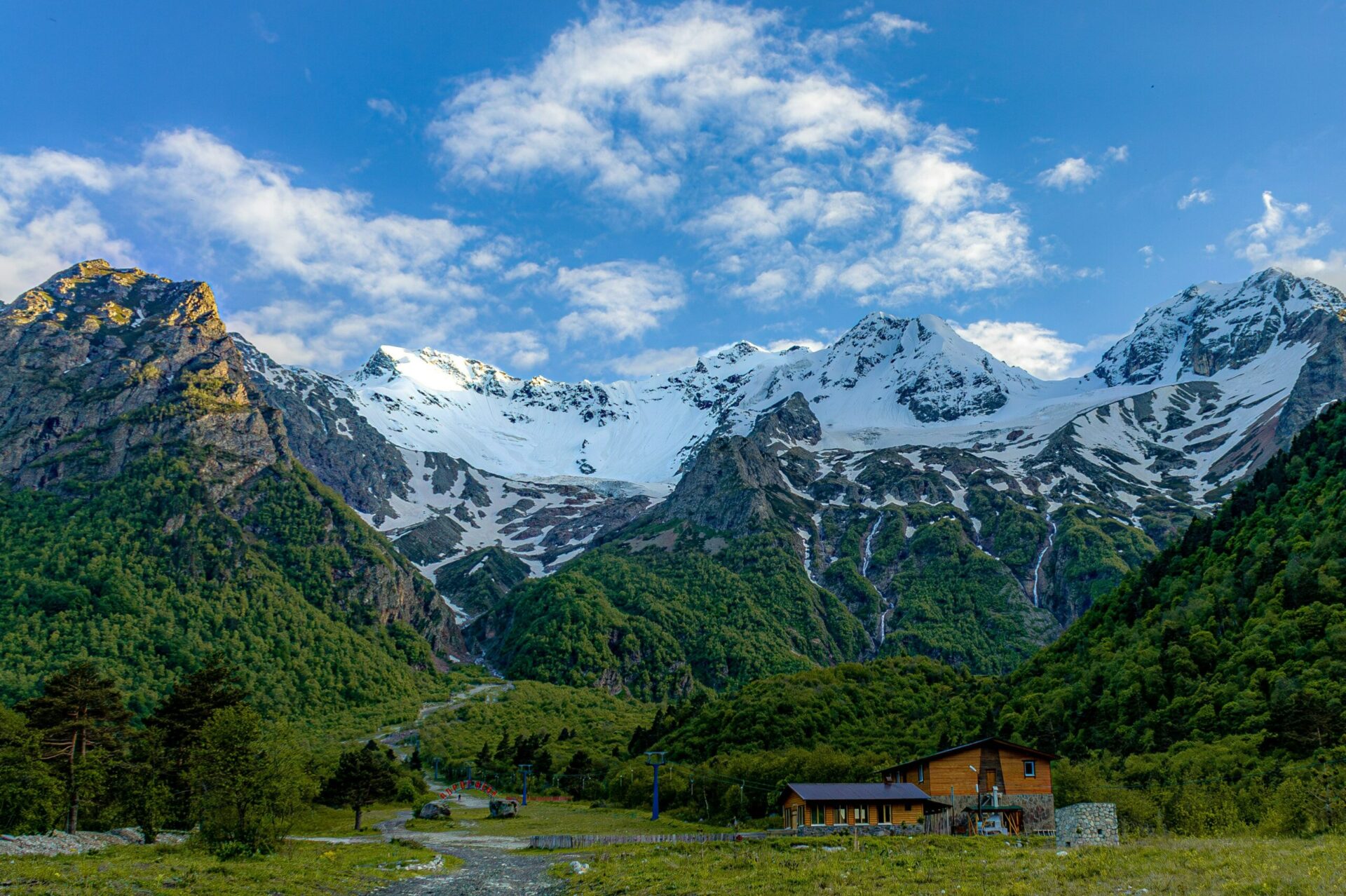 Snöigt landskap